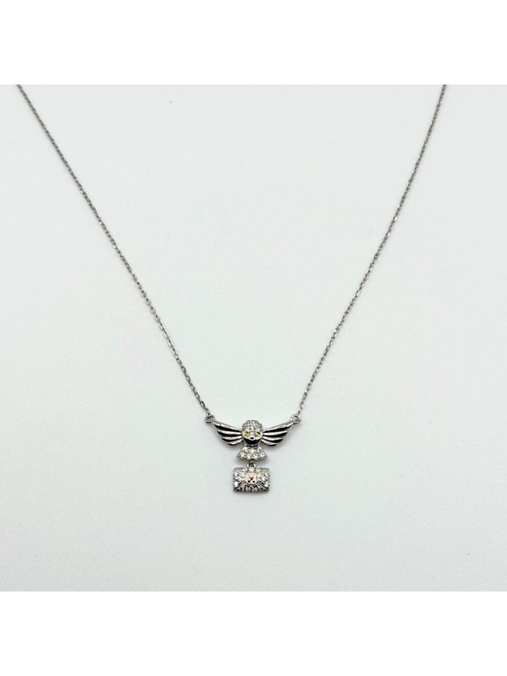 WBEI 925 Sterling Silver Owl Pendant Necklace